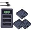 GPSZNNSKAS Batterie AZ16-1 da 4,4 V, compatibili con Xiaomi,(3 Battery 1 Charger)