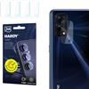 3mk Fusion Lens Protection Vetro ibrido per lente per Realme X7 Pro 5G, Protezione lente, Senza perdita di qualità fotografica, Invisibile