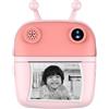 Aumotop Fotocamera a Stampa Istantanea per Bambini Fotocamera Digitale 1080P con Doppio Obiettivo per Bambini Ragazzi e Ragazze, Cornici Foto con Batteria Integrata Carta Stampa Termica, Regalo