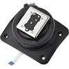 Aumotop V1O Hot Shoe Mount Foot Sostituzione Durevole per Flash per Fotocamera Facile Installazione Fotografi e Professionisti Plastica Nera e Metallo 1 Pezzo (O)