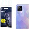 3mk Fusion Lens Protection Vetro ibrido per lente per Vivo V21e 5G, Protezione lente, Senza perdita di qualità fotografica, Invisibile