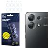 3mk Fusion Lens Protection Vetro ibrido per lente per Redmi Note 13 4G, Protezione lente, Senza perdita di qualità fotografica, Invisibile