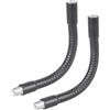 Shntig 2Pcs 1/4 Femmina a 3/8 Maschio Filettatura Adattatore Tubo di Estensione per Treppiedi Fotocamera Microfoni Stand Luce Montaggio Camera Vite Tubo di Collegamento