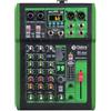 D Debra Mixer audio professionale con 99 effetti digitali DSP, 4 canali, ingresso USB/MP3, 48 V, alimentazione phantom, per console per DJ, casa, karaoke e studio di registrazione (DI-4UX)