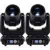 H-YEEU Lira mobile Beam Mini 230W 7R, 8+16 Prismi DMX LED Moving Head Lampada Proiettori palcoscenico a testa mobile, rotazione 540°/270°, 14 colori 14 Gobos, illuminazione DJ per sala matrimonio - 2 pezzo