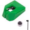 Gartopvoiz AT-VMN95E Puntina di ricambio per giradischi, per cartucce Audio Technica AT-VM95, compatibile con aghi per giradischi AT-LP120X, AT-LP3XBT, AT-LPW40, AT-LPW50, AT-LP5X, AT-LP8X