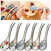 Xiuyer Cucchiaio Di Riso Asiatico,Xiuyer 6 Pcs Cucchiaio Da Zuppa In Porcellana Bianca Per Ramen Pho Wonton Gnocco Miso Cereali Ristorante Cucina Cucchiaio,Cucchiai Da Zuppa Cinesi In Ceramica Da 6,5 Pollici