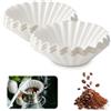 MIYUANGKJ 200 filtri per caffè a cestino, 80/200 mm, cestello filtrante in carta | Filtro di carta per caffè compatibile con Beem, Philips, Cuisinart, Gastroback