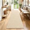 SHACOS Tappeto Corridoio Antiscivolo 60x180 cm, Tappeti Passatoia Beige