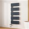 EMKE Scaldasalviette Elettrico 132x60 cm Antracite,800 W