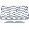 Generic Tappetino per lavello, tappetino scolapiatti 66 x 35 cm, sottopentola in silicone, resistente al calore, antiscivolo, per proteggere piatti, ciotole, padelle, utensili, piano di lavoro, scaffali