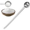 Generico Coffee Measuring Scoop Stainless Steel - Ergonomic Tablespoon for Precise Portion Control | Kitchen Scoop for Coffee Tea Milk Powder Flour Sugar Home Apartment Hotel Restaurant Use