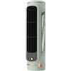 Generico Mini Ventilatore A Torre,3 Velocità Senza Pale Silenzioso Ricaricabile USB | Ventilatore Climatizzatore Da Scrivania,per Interni Casa Ufficio Dormitorio Studio Camper Sonno