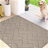 FCSDETAIL Zerbino Interno 50 x 80 cm, Tappetino Antiscivolo e Lavabile in Lavatrice, Tappetino d'Ingresso Assorbenti per Cane, Ingresso, Porta e Corridoio
