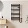 EMKE Scaldasalviette Elettrico 960 x 540 mm,Nero 500 W