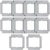DianSung 10Pcs Panni per mocio di ricambio per Ecovacs Winbot Mini2 Window cleaning robot Parte di ricambio, Microfiber panno Salviette lavabili accessori(Non compatibile con Winbot Mini)