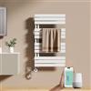 EMKE Scaldasalviette Elettrico con WIFI Termostato 104x60 cm,Bianco