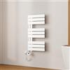 EMKE Scaldasalviette Elettrico 76x40 cm Bianco,400 W