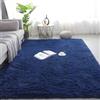 Hearda Alfombra Salon Pelo Largo Antideslizante Fondo, Cálido Super Suaves Mullida Alfombras, Versátil Dormitorio Lavables Tapete, Grandes Tapete Sala, Alfombra de Cama (Blu Navy,160x200cm)