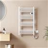 EMKE Scaldasalviette Elettrico 960 x 540 mm, Bianco 500 W