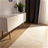 benuta Basic Tappeto salotto a pelo alto Sohari - Crema 70x200 cm - Minimalista - Morbido lavabile - Camera letto, corridoio, sala pranzo, soggiorno - Pavimento riscaldato