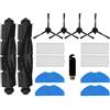 Shiketong Set Di Accessori for La Pulizia Dell'aspirapolvere Robot,Compatibile Con Rowenta,Compatibile Con X-PLORER,75 S+RR8567WH RR8587WH Panno for Pulizia Filtro Spazzola(15pcs)