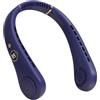 Generic Ventilatore da collo, 5 velocità, regolabile, senza lama, mani libere, dispositivo di raffreddamento ricaricabile da 20,26 cm, gadget portatile indossabile con dettaglio, accessori per la casa per