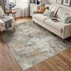PureCozy Tappeto Moderno da Salotto 120x180 cm Arancione&Grigio