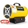 DAHTEC 18-30 kW Riscaldatore a Gas Cannone Termico Termoventilatore a Gas Potenza Regolabile Accensione Piezoelettrica