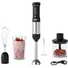 WHUTO Frullatore a immersione senza fili, frullatore portatile 5 in 1 a velocità variabile, ricaricabile con batteria da 2000 mAh, senza BPA e lavabile in lavastoviglie. Accessori: bicchiere da 700 ml