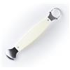IAMSIAMZ Grattugia in cocco con bordi arrotondati, lama affilata in acciaio inox durevole e raspa multiuso per un facile utilizzo ed efficiente strumento di triturazione (manico in plastica)