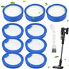 Rkixlix 10 Kit di Filtri Ricambio Compatibili con AEG 7000/HYGIENIC 7000/ULTIMATE 7000/ANIMAL 7000, Filtro PreMotore Lavabile per Aspirapolvere Cordless con 6 Pre-Filtri e 3 Filtro per Polveri Sottili