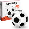 PyrrlicToy Pallone da Calcio Costruzioni Kits, Calcio Building per Bambini, Giocattoli PyrrlicToy ad incastro Adatto a Bambini e Adulti
