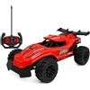 Generico Macchina Telecomandata 1:18 varianti: Auto Radiocomandata Macchina Macchinina Esterno Interno Super Car Formula Racing Roadster Buggy Auto Elettrica Radiocomandata da Corsa Veloce COLORE CASUALE (a)