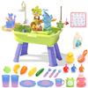 deAO Lavandino Giocattolo Bambini 4 in 1 con Rubinetto Funzionante, 3+ Anni