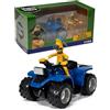Corgi CC81003 Shaun le pecore - Bitzer Quad modello pressofuso, modelli di personaggi da collezione con quadbike, modelli di veicoli pressofusi per bambini e collezionisti