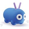 Quut - Skippi rimbalzo - Giocattolo gonfiabile - interno ed esterno - Pompa inclusa - 35 x 46 cm - Regalo - Design - A partire dai 12 mesi (blu cosmico)