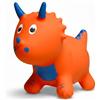 Baroni Toys Animaletto Salterino Gonfiabile per Bambini, Dinosauro, Gioco Cavalcabile per Sviluppare Equilibrio e Coordinazione, Facile da Gonfiare, 30x72x46 cm