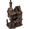 QP3D Wargames QP3D - Casa torre medievale in rovina alta 28-32 mm terreno - Frostguard Town Multi Level Building (4 parti), battaglie fantasy e giochi di guerra da tavolo