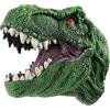 Generic Marionetta di dinosauro realistica - Guanti da pupazzo a mano di dinosauro 19 x 16 cm, giocattolo per marionetta a mano T Rex flessibile, pupazzi di dinosauro in gomma morbida | Modelli di animali