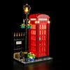 GEAMENT Set di Luci LED Compatibile Con LEGO Cabina telefonica rossa di Londra (Red London Telephone Box) - Kit Di Illuminazione per Ideas 21347 (Modello di mattoncini non incluso)