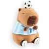 VgxRolq Capybara, peluche da calcio, morbido e morbido, decorazione per la casa, regalo di compleanno, capybara per amanti del calcio e ragazzi, 22 cm