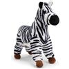 Zappi Co Zoe la Zebra Peluche (25cm) Amico Striato della Savana - Morbido, Coccoloso, 100% Riciclato - Bellezza Bianca e Nera