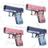 ZesGlyxyr 4 Pack Mini Pistole ad Acqua Set, Pistola ad Acqua All'aperto per Bambini, Blaster Giocattolo ad Acqua, mini pistola a spruzzo per bambini, Pistole ad Acqua Giocattolo Giardino,Piscina,Spiaggia-B