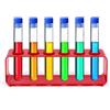 Cosysparks Provette per bambini, 7 Pz provette plastica Bambini supporto per provette Bambini Giochi Acqua laboratorio bambino Home Science Kit per Ragazzi e Ragazze