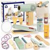 TOSUTO Set Parrucchiera Bambina,Set da Parrucchiere per Bambini,Kit Parrucchiera Bambini con Asciugacapelli Piastra per Capelli Pettine Specchio,Set da Gioco Parrucchieri per Bambinis 3 Anni+