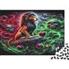 9K4D7V2G Leone Fantasy Puzzle 1000 Pezzi Carta per Adulti Stile Fantastico Gioco di Puzzle 1000 Pezzi Relax Focus Decorazione Regalo 52x38cm/1000pcs