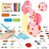 KETIEE Proiettore Disegno per Bambini, Tavolino Disegno con Proiettore Intelligente per Tracciare e Disegnare, Toy Tavolo da Disegno per Bambini di 2, 3, 4, 5 e 6 Anni (Rosa)