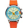 Sugess S387.01.FO 40MM Gold SWAN Neck Chronograph Pliot Chrono Seagull ST1901 Movimento Sapphire Crystal Orologio da uomo 1963, Argento, Sportivo
