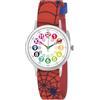 CHAOTECHY Orologio analogico per bambini, impermeabile, al quarzo, cinturino morbido, facile da leggere, per ragazze e ragazzi dai 3 ai 12 anni, quadrante per imparare l'ora, Ragno
